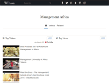 Tablet Screenshot of managementafrica.com